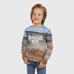 Лонгслив детский Уральский марс, цвет: 3D-принт — фото 2