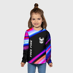 Лонгслив детский Free Fire speed game lights, цвет: 3D-принт — фото 2