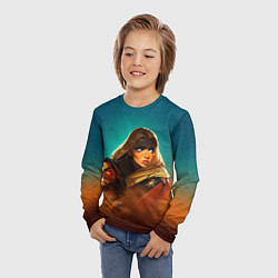 Лонгслив детский Фуриоса - Безумный Макс, цвет: 3D-принт — фото 2