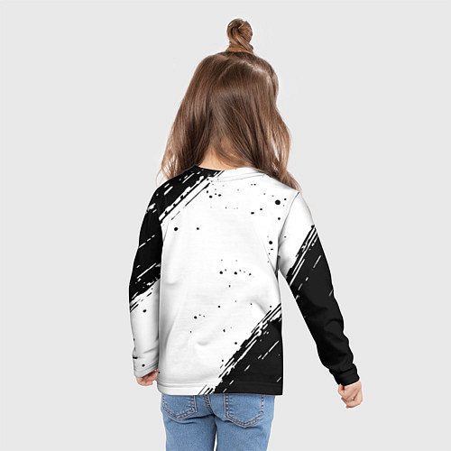 Детский лонгслив Rainbow six текстура лого шутер / 3D-принт – фото 6