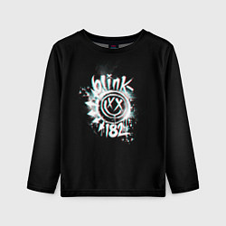 Детский лонгслив Blink-182 glitch