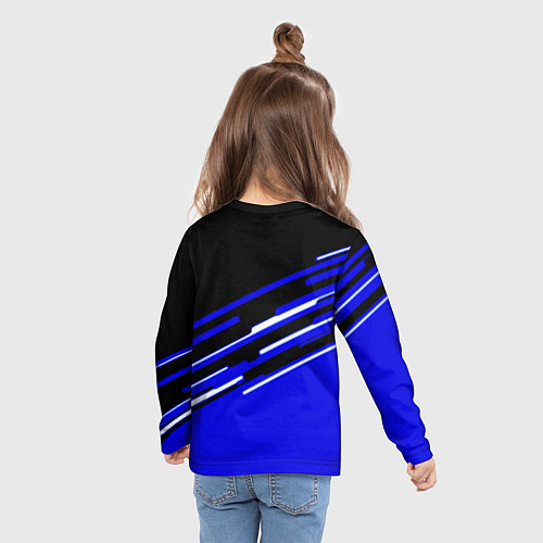 Детский лонгслив Rainbow six geometry steel / 3D-принт – фото 6