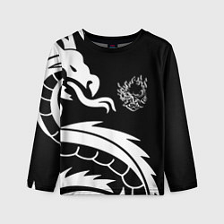 Детский лонгслив Samurai dragon steel japan