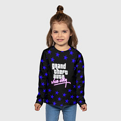 Лонгслив детский GTA star vice city, цвет: 3D-принт — фото 2