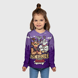 Лонгслив детский Мыши-рокеры с Марса, цвет: 3D-принт — фото 2