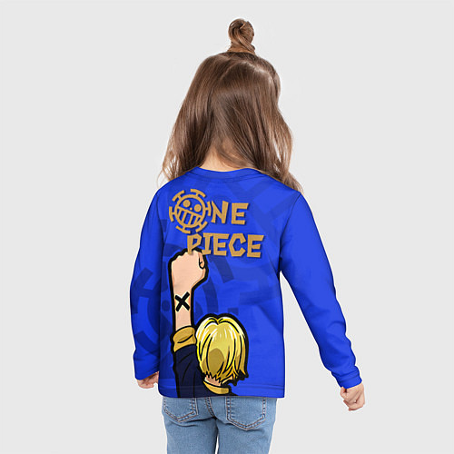 Детский лонгслив One Piece Sanji / 3D-принт – фото 6
