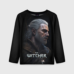 Лонгслив детский The Witcher poster, цвет: 3D-принт