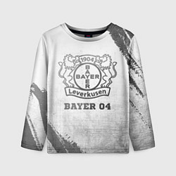 Лонгслив детский Bayer 04 - white gradient, цвет: 3D-принт