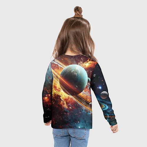 Детский лонгслив Warhammer 40000 space marine 2 / 3D-принт – фото 6