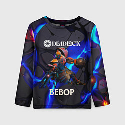 Лонгслив детский Deadlock logo and Bebop, цвет: 3D-принт