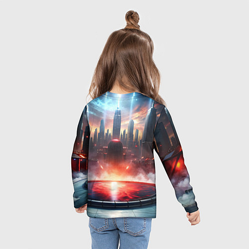 Детский лонгслив Deadlock Haze / 3D-принт – фото 6