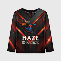 Лонгслив детский Deadlock Haze Мгла, цвет: 3D-принт