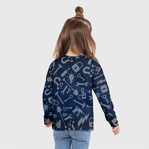 Детский лонгслив Привет сосед из игры Hello Neighbor / 3D-принт – фото 6