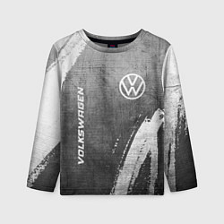 Лонгслив детский Volkswagen - grey gradient вертикально, цвет: 3D-принт