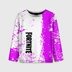 Детский лонгслив Fortnite pink color