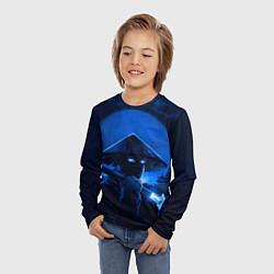 Лонгслив детский The coolness of a samurai, цвет: 3D-принт — фото 2