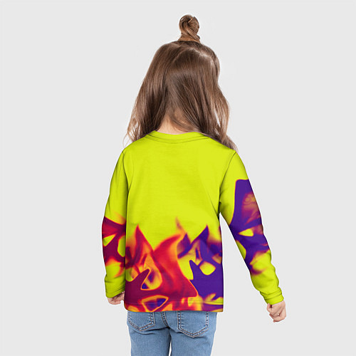 Детский лонгслив Starfield fire steel / 3D-принт – фото 6