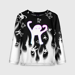 Лонгслив детский Ъуъ съука winter, цвет: 3D-принт
