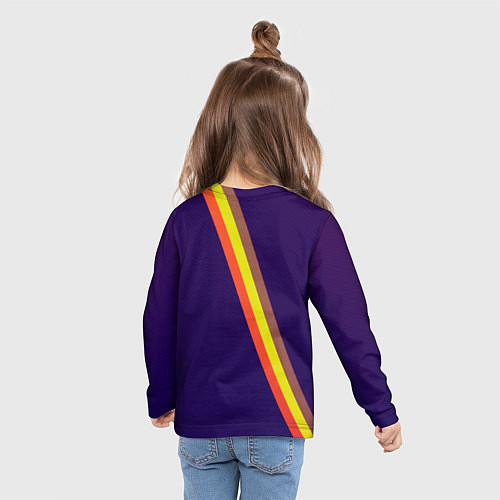 Детский лонгслив AUDI line sport / 3D-принт – фото 6