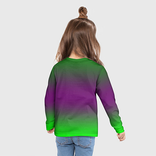 Детский лонгслив Monster energy gradient / 3D-принт – фото 6