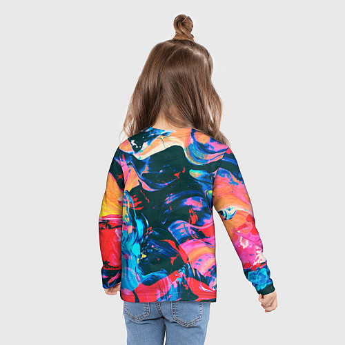 Детский лонгслив Colors / 3D-принт – фото 6