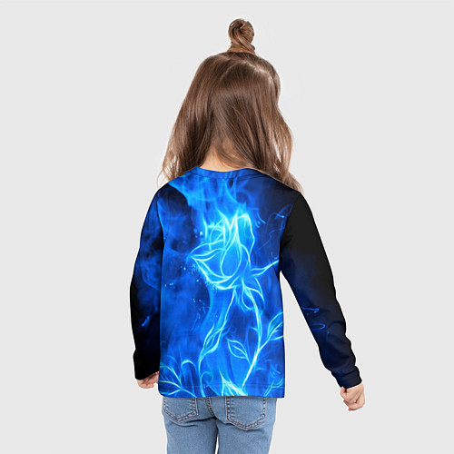 Детский лонгслив Horizon zero dawn flower / 3D-принт – фото 6