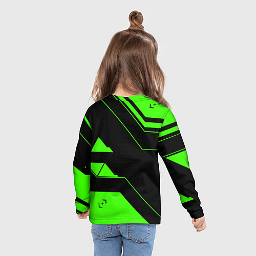 Детский лонгслив Razer geometry game / 3D-принт – фото 6