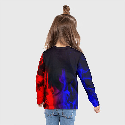 Детский лонгслив Horizon: Zero Dawn flame steel / 3D-принт – фото 6