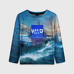 Лонгслив детский War Thunder ship, цвет: 3D-принт