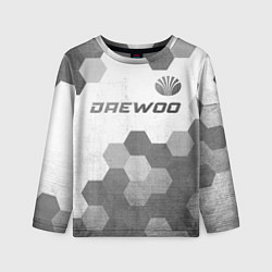 Лонгслив детский Daewoo - white gradient посередине, цвет: 3D-принт