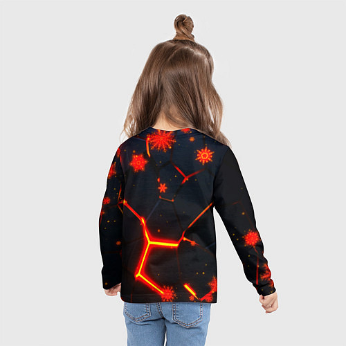 Детский лонгслив Horizon Zero Dawn winter / 3D-принт – фото 6