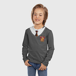 Лонгслив детский Форма Гриффиндора, цвет: 3D-принт — фото 2