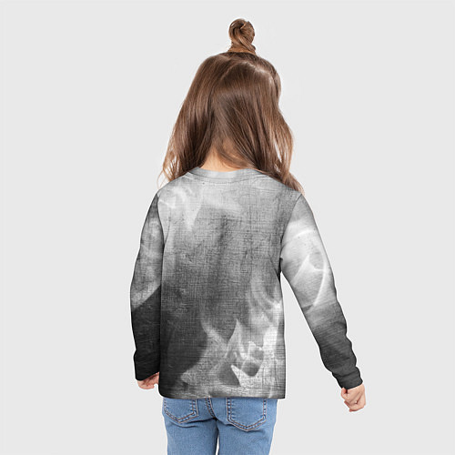Детский лонгслив Infiniti - grey gradient / 3D-принт – фото 6