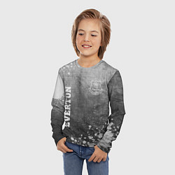 Лонгслив детский Everton - grey gradient вертикально, цвет: 3D-принт — фото 2