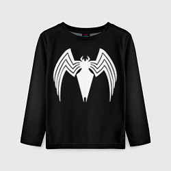 Лонгслив детский Venom - spider logo, цвет: 3D-принт