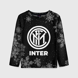 Лонгслив детский Снежный Inter, цвет: 3D-принт