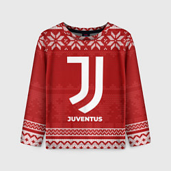 Лонгслив детский Новогодний Juventus, цвет: 3D-принт