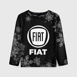 Лонгслив детский Снежный Fiat, цвет: 3D-принт