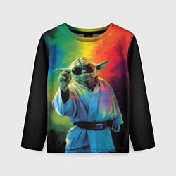Лонгслив детский Крутой Йода - Звездные войны, цвет: 3D-принт