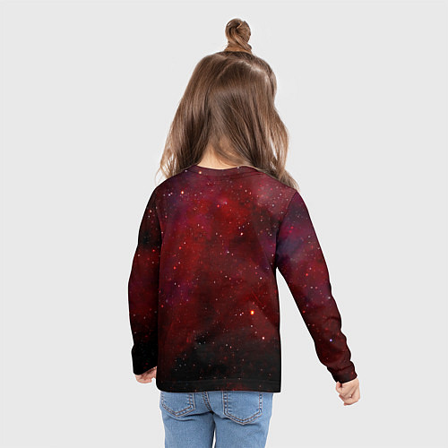 Детский лонгслив Космические звезды СССР / 3D-принт – фото 6