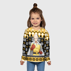 Лонгслив детский One-Punch Man sweater, цвет: 3D-принт — фото 2