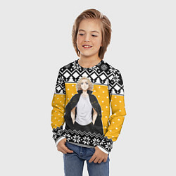 Лонгслив детский Свитер новогодний Майки, цвет: 3D-принт — фото 2