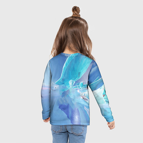 Детский лонгслив Team Sonic racing - speed / 3D-принт – фото 6