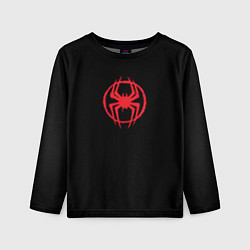 Лонгслив детский Miles Morales - logo, цвет: 3D-принт