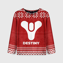 Лонгслив детский Новогодний Destiny, цвет: 3D-принт