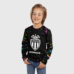 Лонгслив детский Monaco конфети, цвет: 3D-принт — фото 2