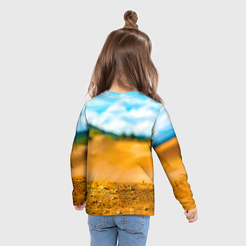 Детский лонгслив BMX шлем / 3D-принт – фото 6