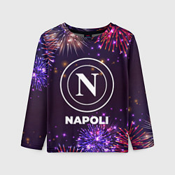 Лонгслив детский Праздничный Napoli, цвет: 3D-принт