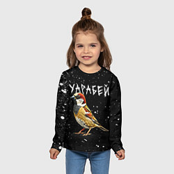 Лонгслив детский Уарабей, цвет: 3D-принт — фото 2