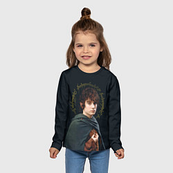 Лонгслив детский Фродо - Властелин колец, цвет: 3D-принт — фото 2